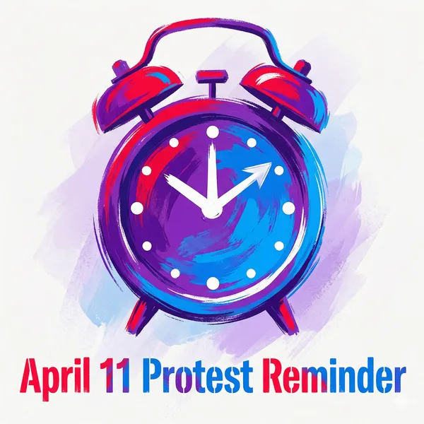 April 11 Protest Reminder
